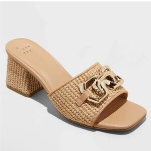 A New Day Women’s Fauna Raffia Mule Heel